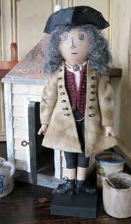 Colonial Gentleman Doll 9"