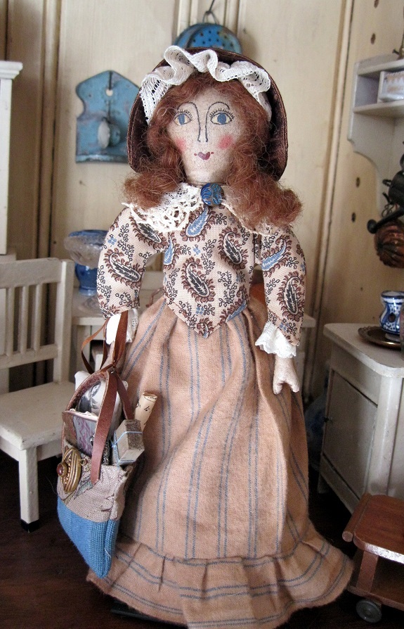 Civil War Era Doll 9"