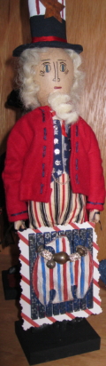 Uncle Sam Doll 12"